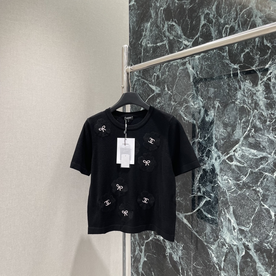 chanel ボーダー t シャツコピー シンプル 柔軟 トップス 短袖 100％綿 プリント 2色可選_8