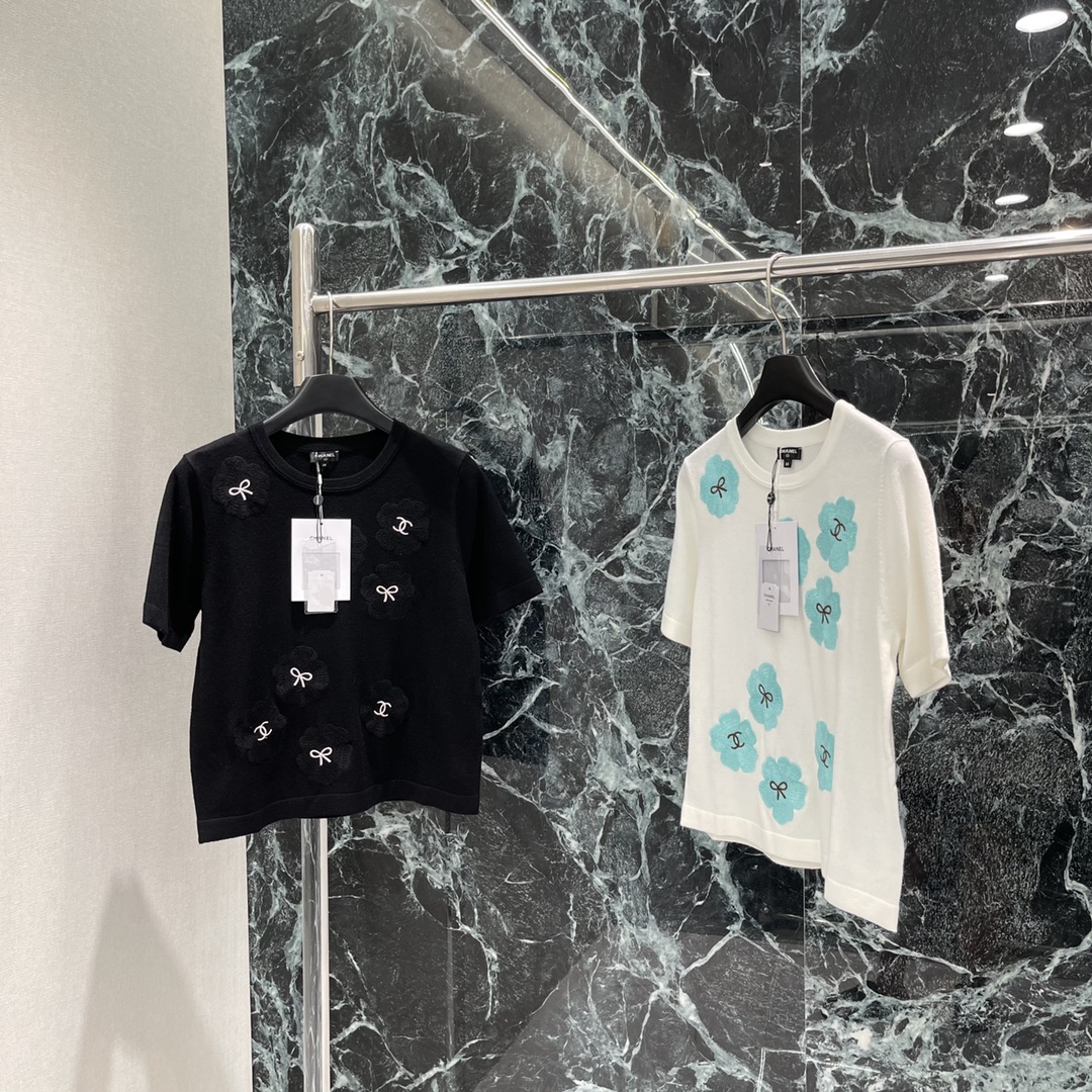 chanel ボーダー t シャツコピー シンプル 柔軟 トップス 短袖 100％綿 プリント 2色可選_9