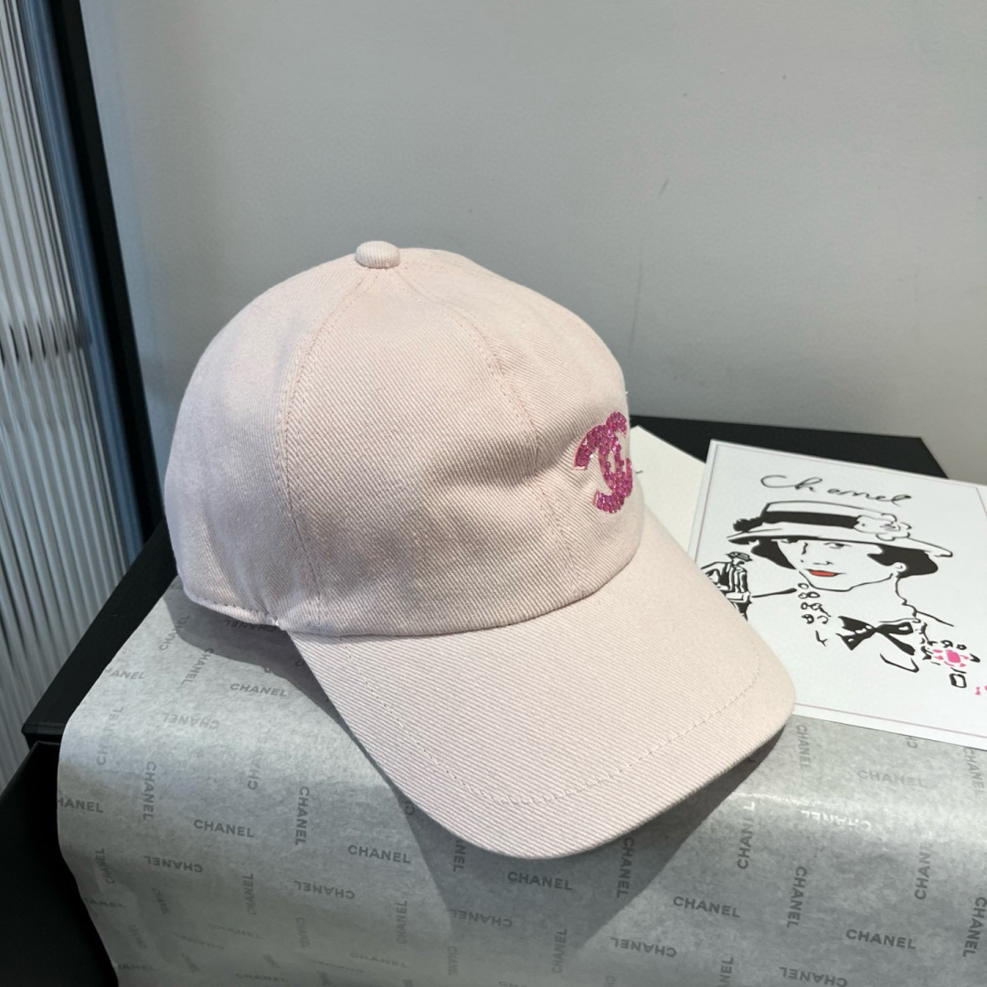 夏新品 シャネル キャップ 本物スーパーコピー シンプル 帽子 日焼け止め シンプル ピンク_6