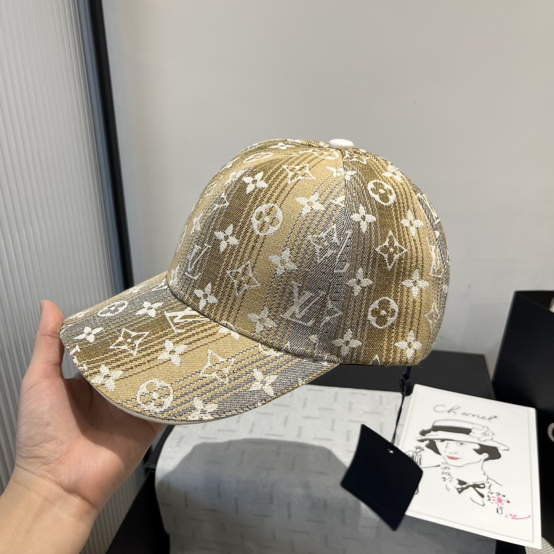 ルイヴィトンキャップコピー 帽子 ファッション 日焼け止め クラシックなデザイン イエロー_1
