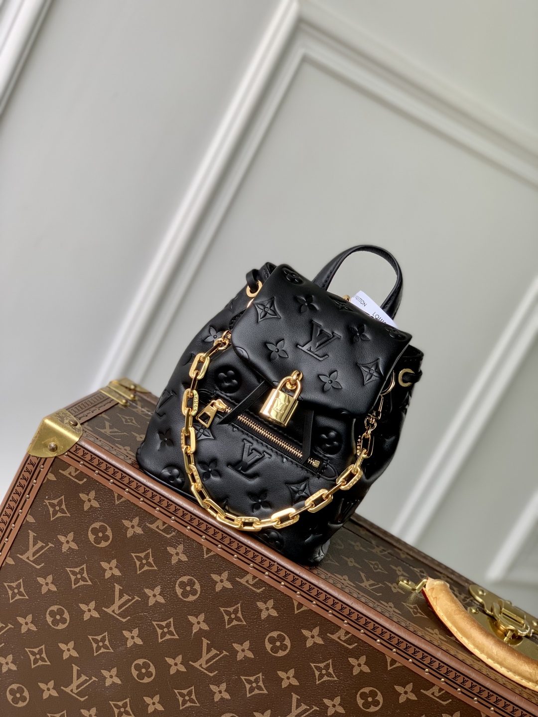LV 少女感 ルイヴィトンバッグ 買取偽物 バックバッグ 柔軟 M13389 ブラック_1