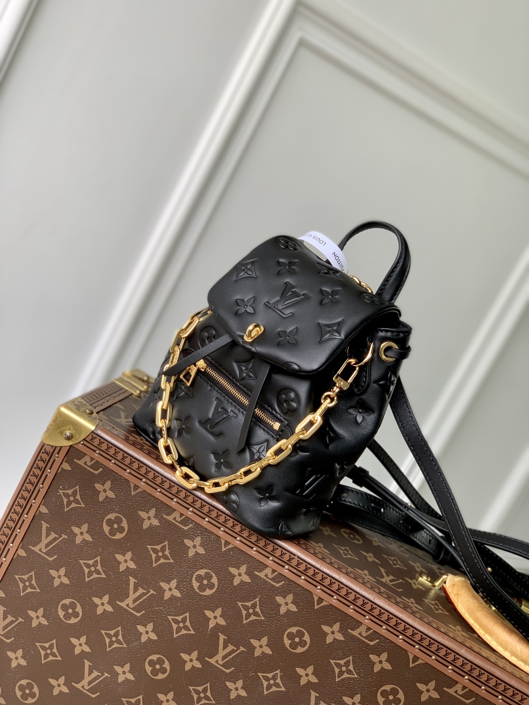 LV 少女感 ルイヴィトンバッグ 買取偽物 バックバッグ 柔軟 M13389 ブラック_2