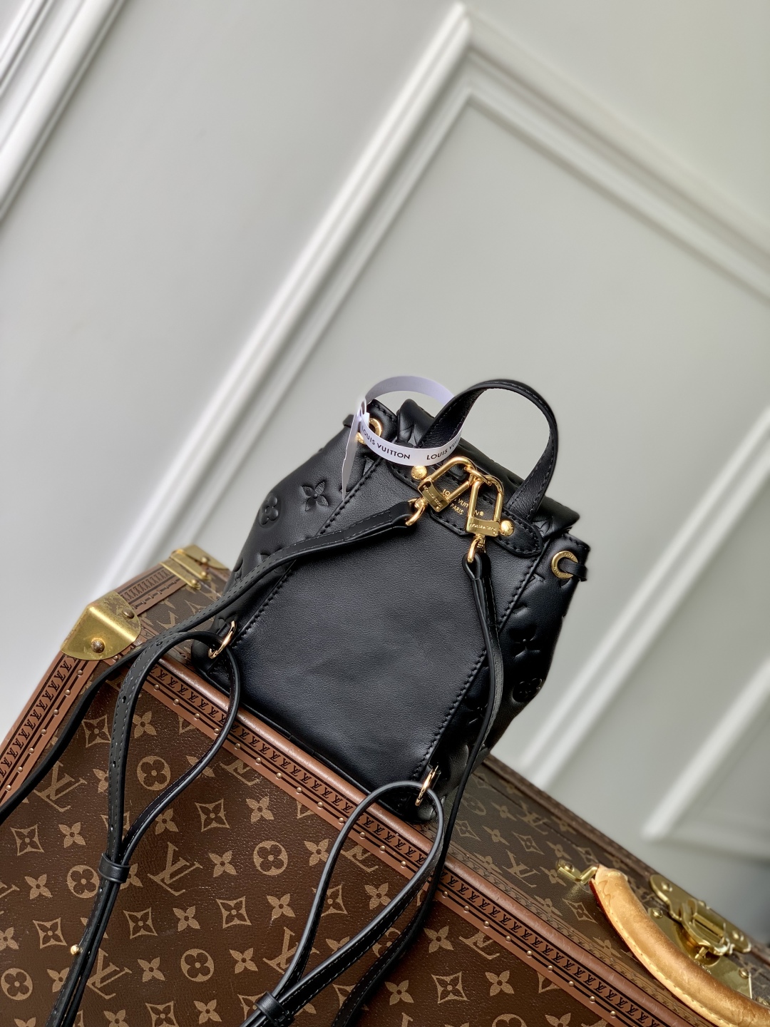 LV 少女感 ルイヴィトンバッグ 買取偽物 バックバッグ 柔軟 M13389 ブラック_3