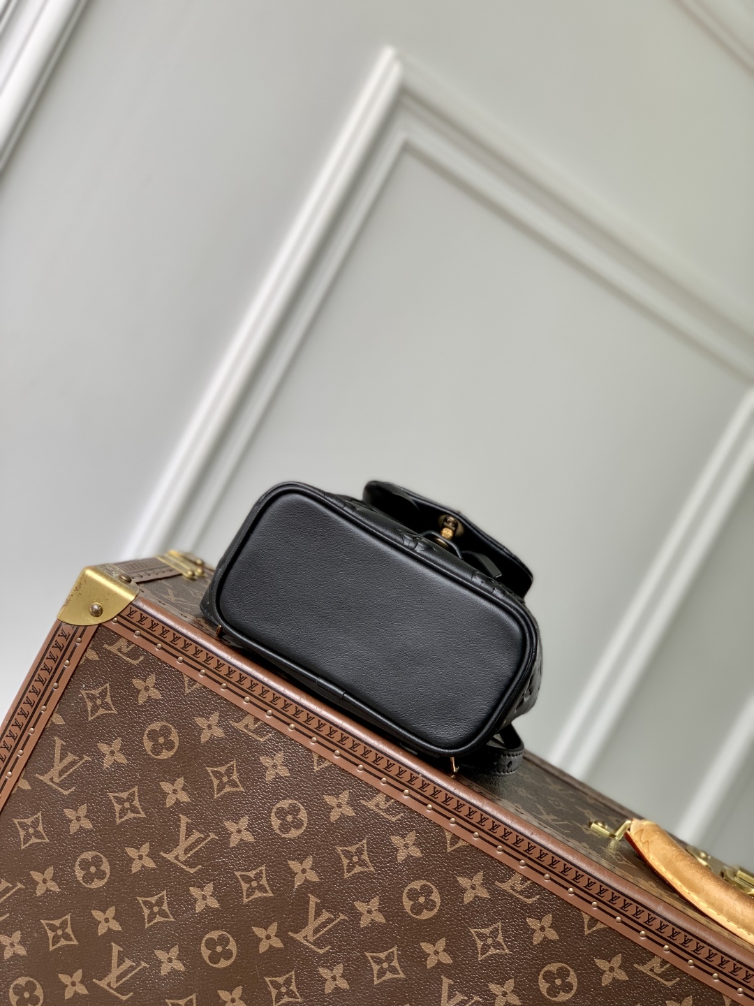 LV 少女感 ルイヴィトンバッグ 買取偽物 バックバッグ 柔軟 M13389 ブラック_6