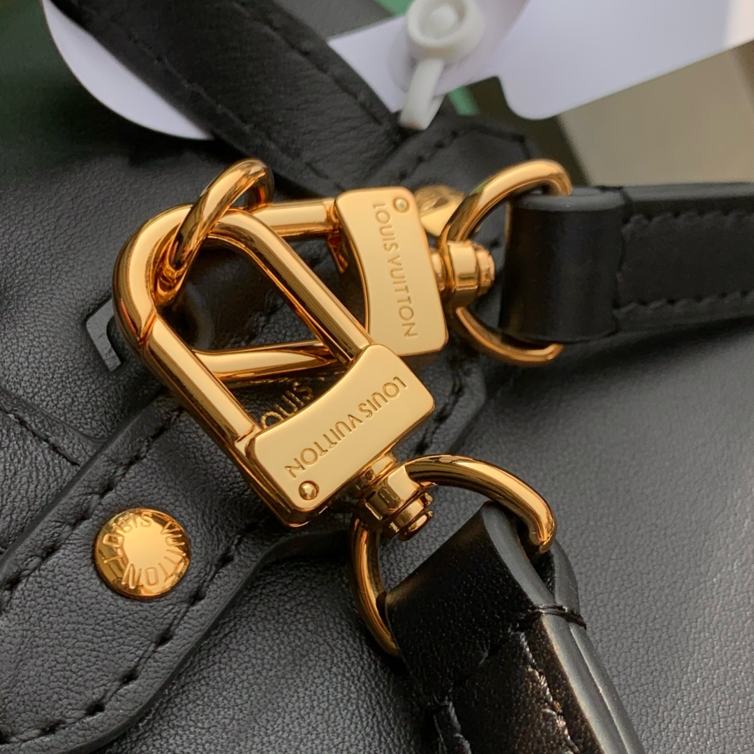 LV 少女感 ルイヴィトンバッグ 買取偽物 バックバッグ 柔軟 M13389 ブラック_7
