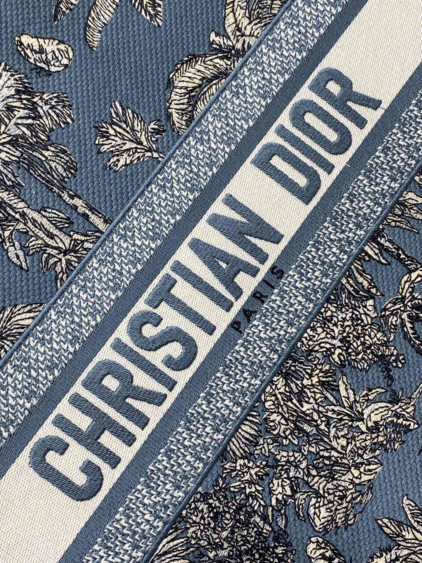 dior カバンスーパーコピー ハンドバッグ 本革 レザー 大容量 プリント シンプル ブルー_6