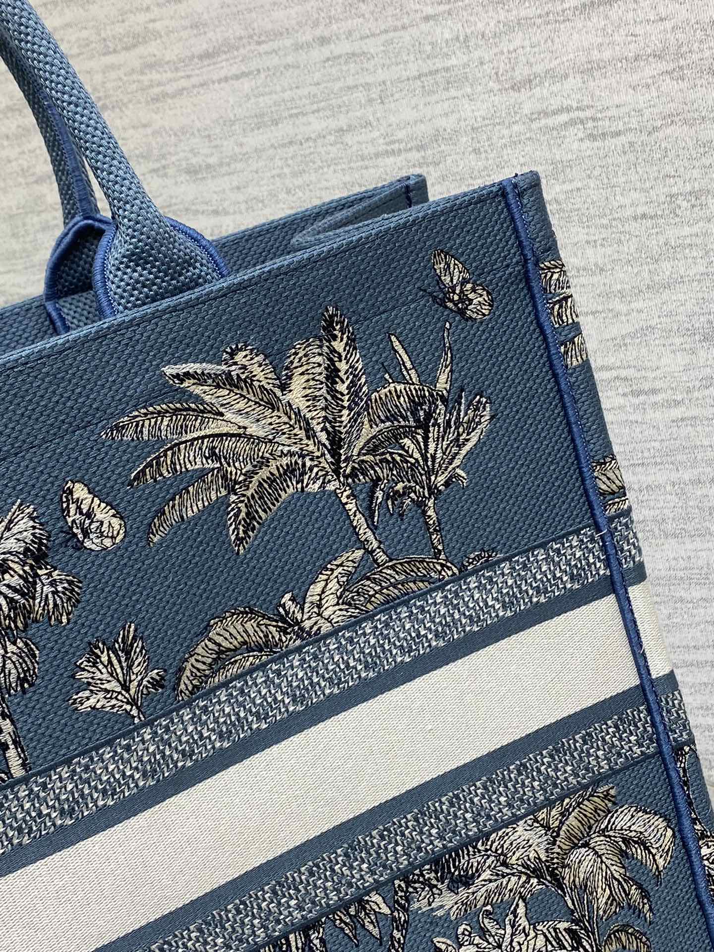 dior カバンスーパーコピー ハンドバッグ 本革 レザー 大容量 プリント シンプル ブルー_8