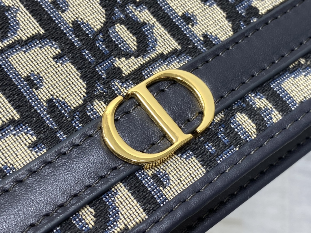 dior ショルダー バッグ レディ偽物 チェーンバッグ 本革 レザー 花柄 斜め掛けバッグ ブルー_7