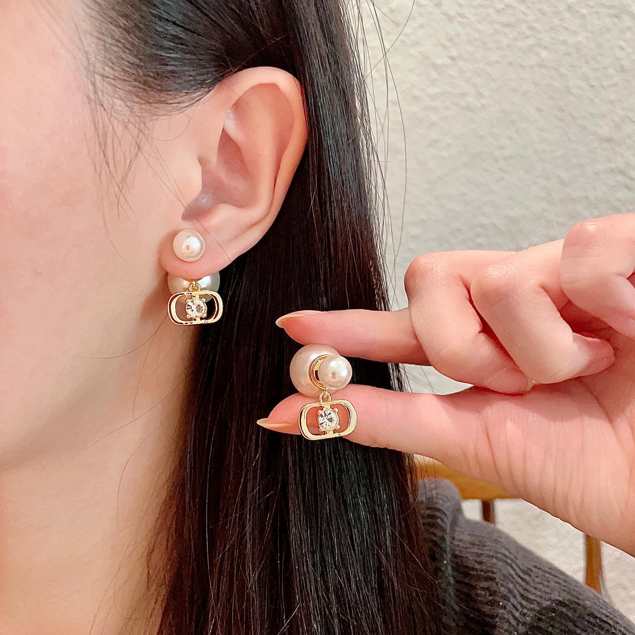 最新到着‼ディオール イヤリング 値段偽物 ピアス 真珠飾り 優雅レディ ゴールド_1