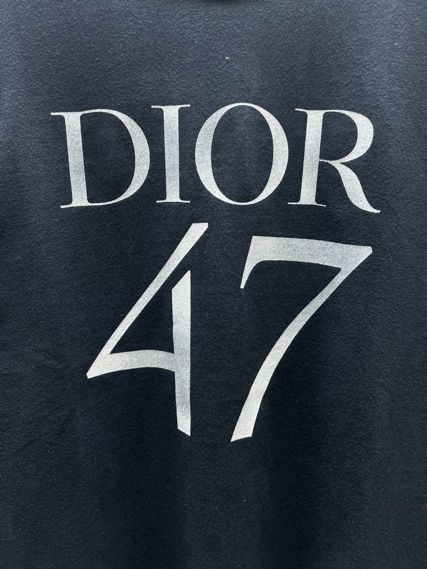 超低価格 レディース ディオールtシャツ偽物 半袖 トップス プリント 純綿 男女兼用 ブラック_4