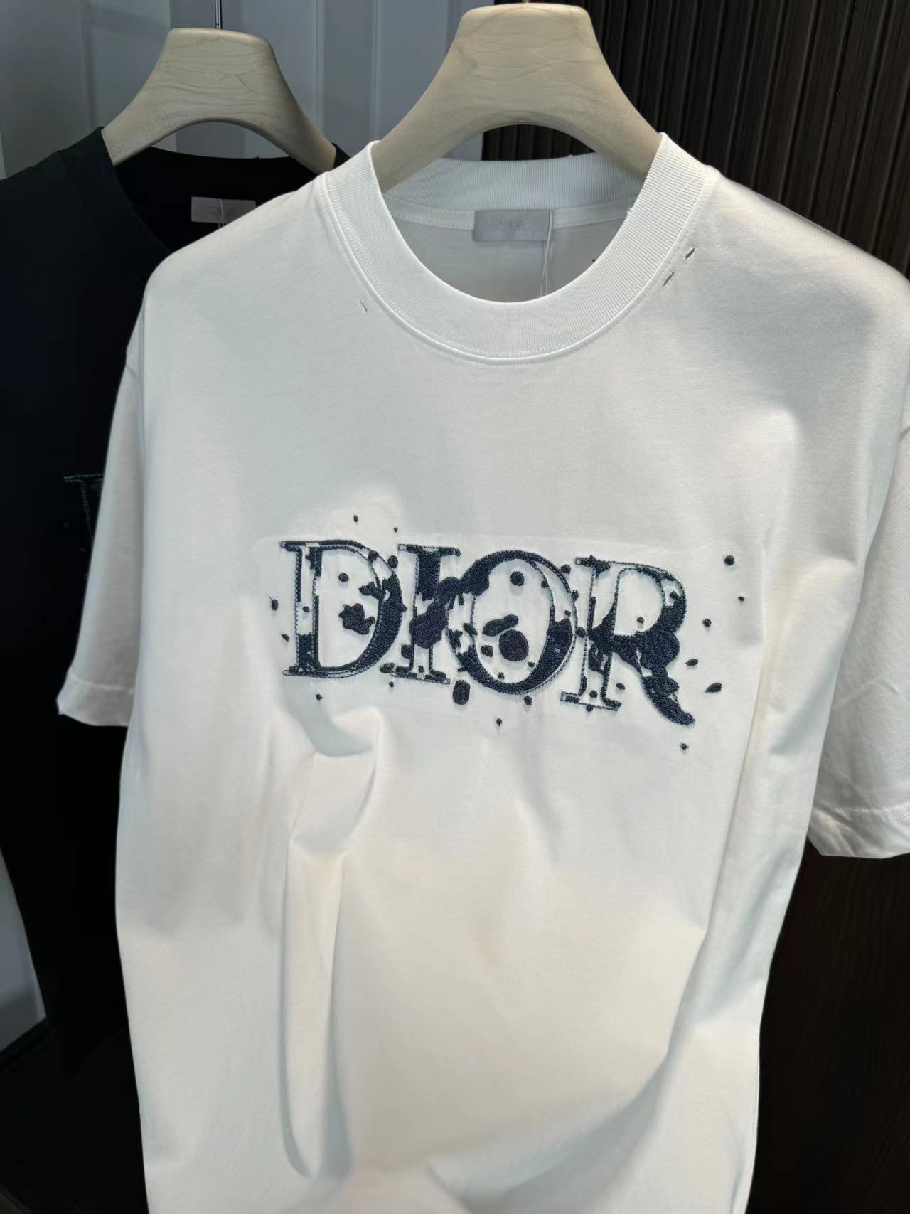 お得品‼ディオールtシャツヤフオク偽物 プリント 短袖 トップス  純綿 柔らかい ホワイト_6