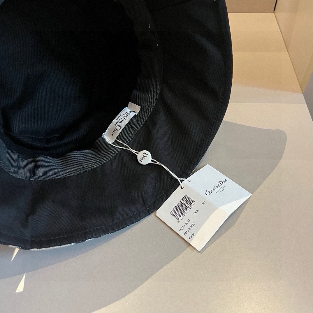 ディオールキャップＮ級品 帽子 シンプル 花柄 日焼け止め ファッション感 男女兼用 ブラック_6