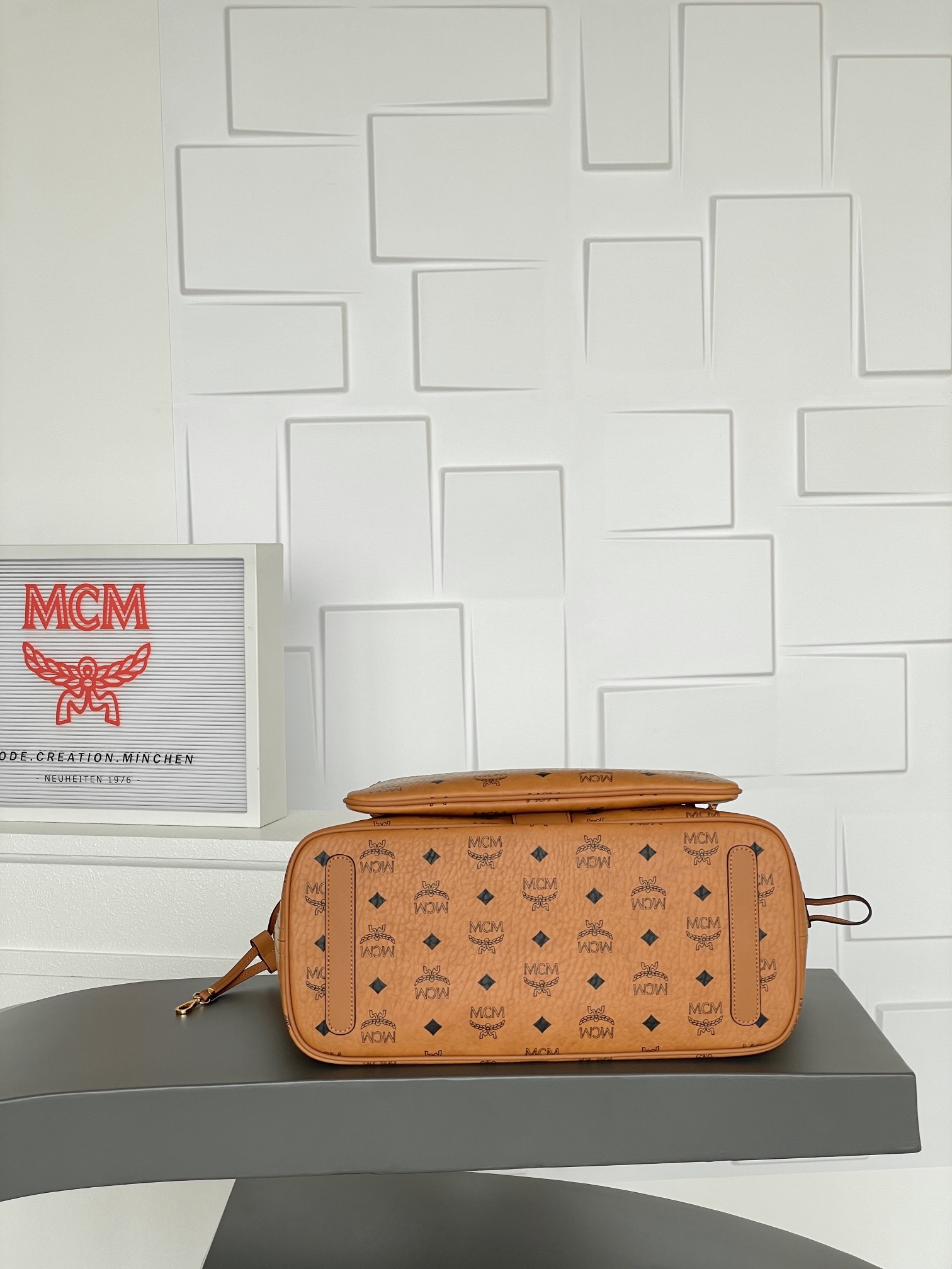 優雅レディ mcm バッグ ヤフオクスーパーコピー エムシーエム 牛革 トート ハンドバッグ ブラウン_8