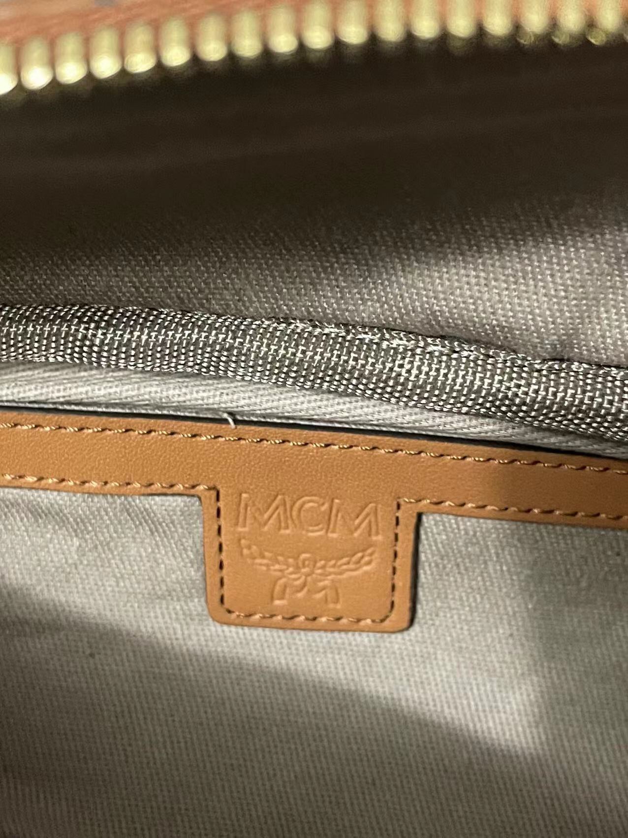 MCM エムシーエムバック偽物 優雅レディ 牛革 腰バッグ ミニサイズ 1040 ブラウン_5