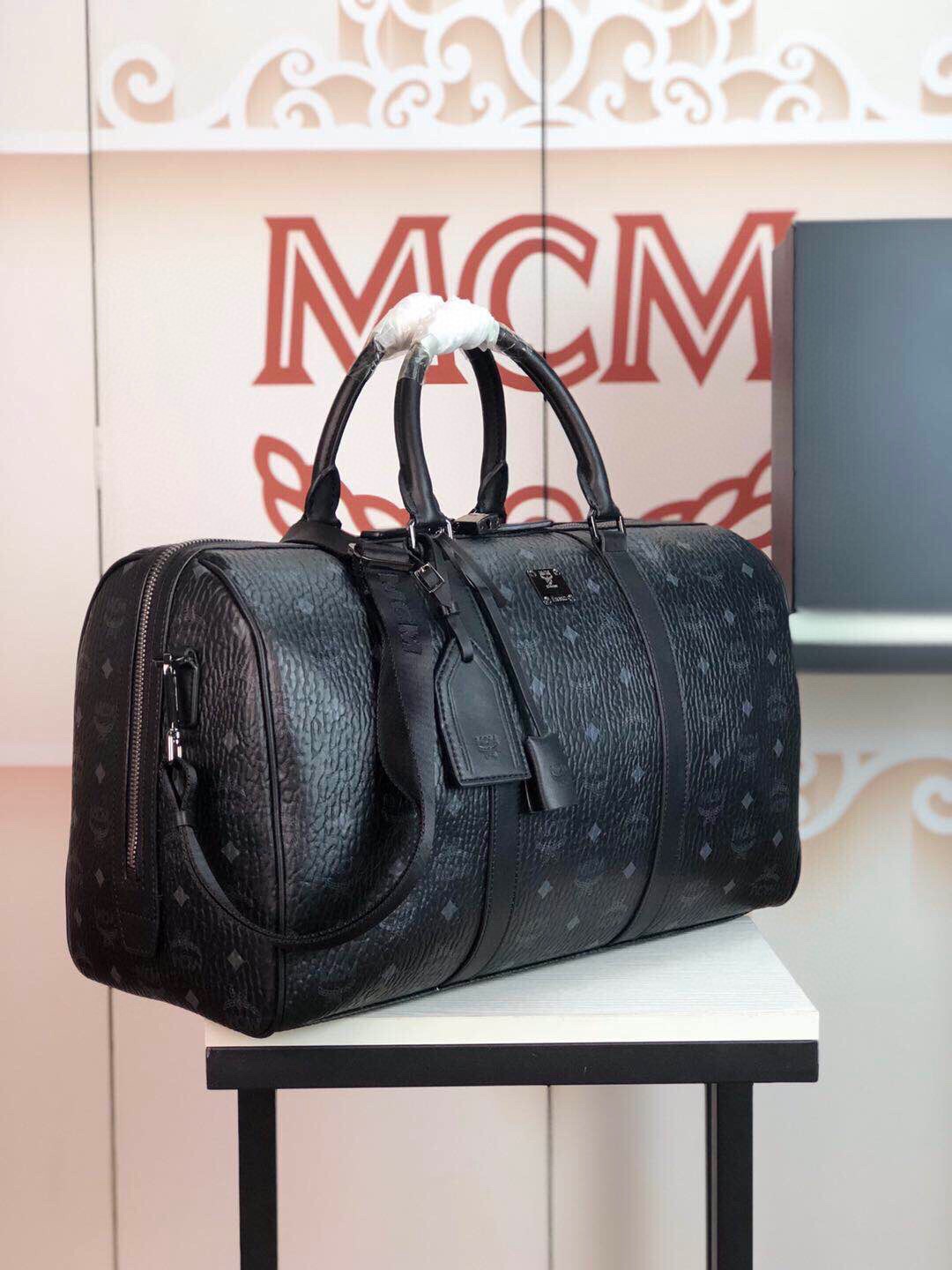 mcm ハンドバッグスーパーコピー トート 優雅 ハンドバッグ 大容量 斜め掛け 牛革 6022 ブラック_3