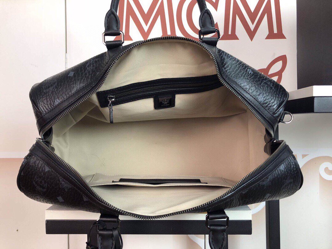 mcm ハンドバッグスーパーコピー トート 優雅 ハンドバッグ 大容量 斜め掛け 牛革 6022 ブラック_5