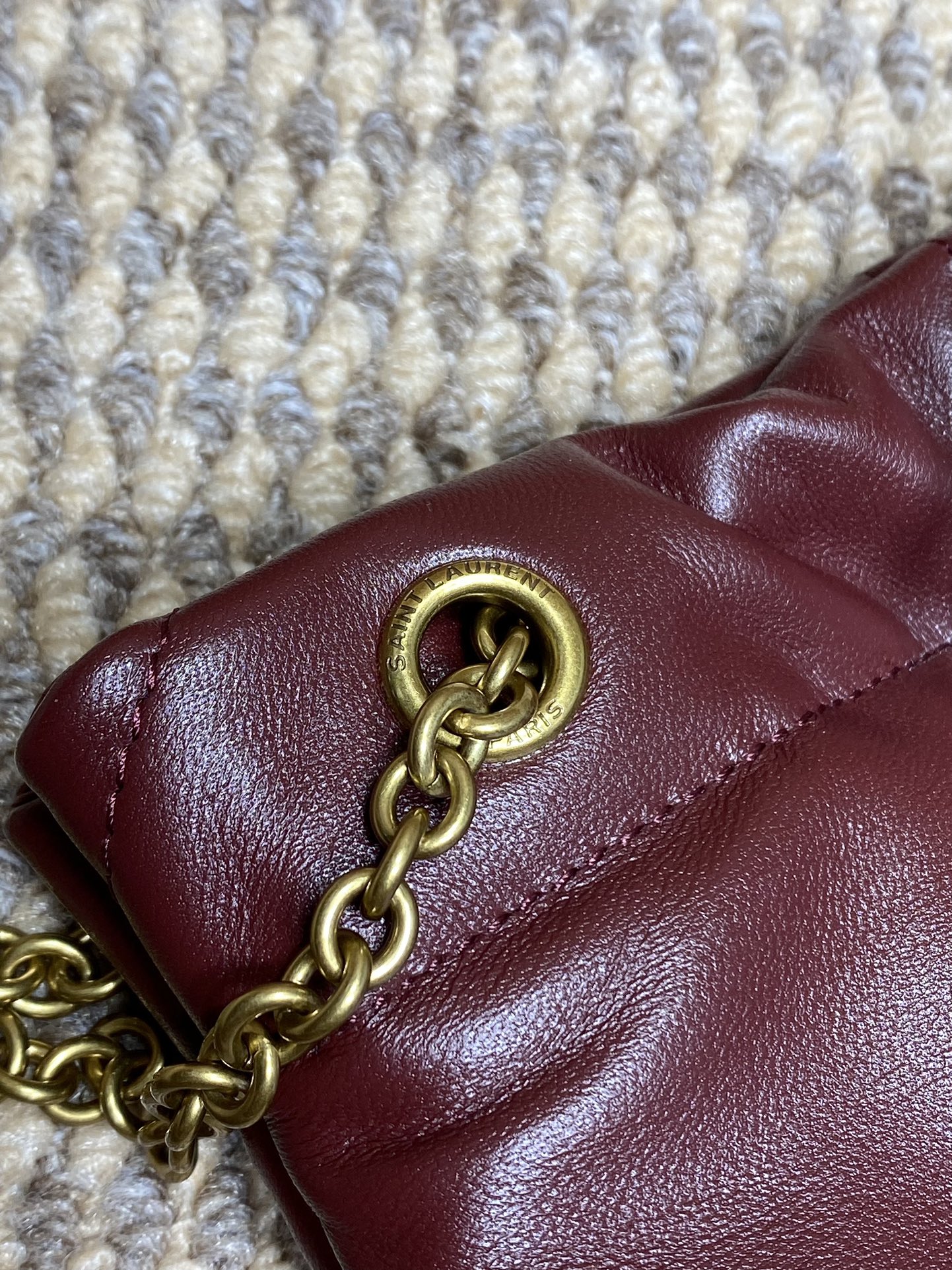 ysl バッグ激安通販 本革 ハンドバッグ 肩掛け 優雅レディ 781666 レッド_5