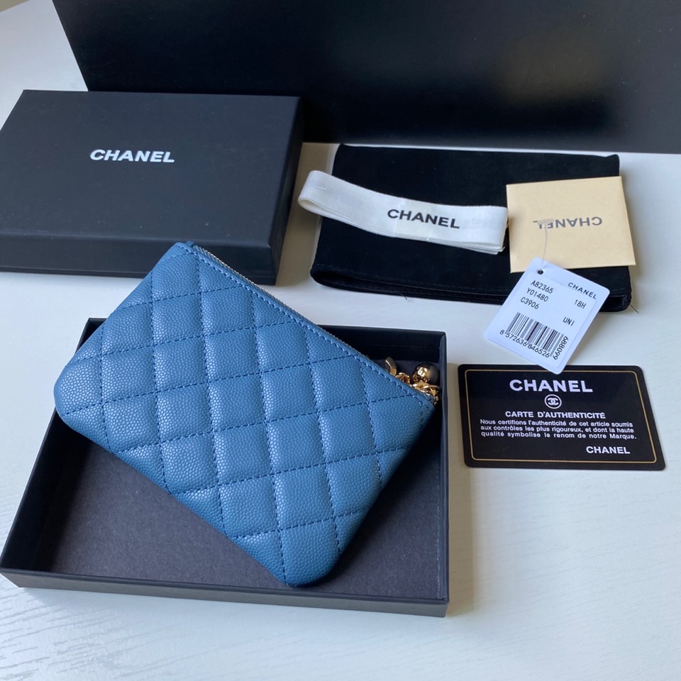 セール開催中 レディース chanel 財布偽物 本革 レザー 小遣いバッグ A50168 ブルー_6